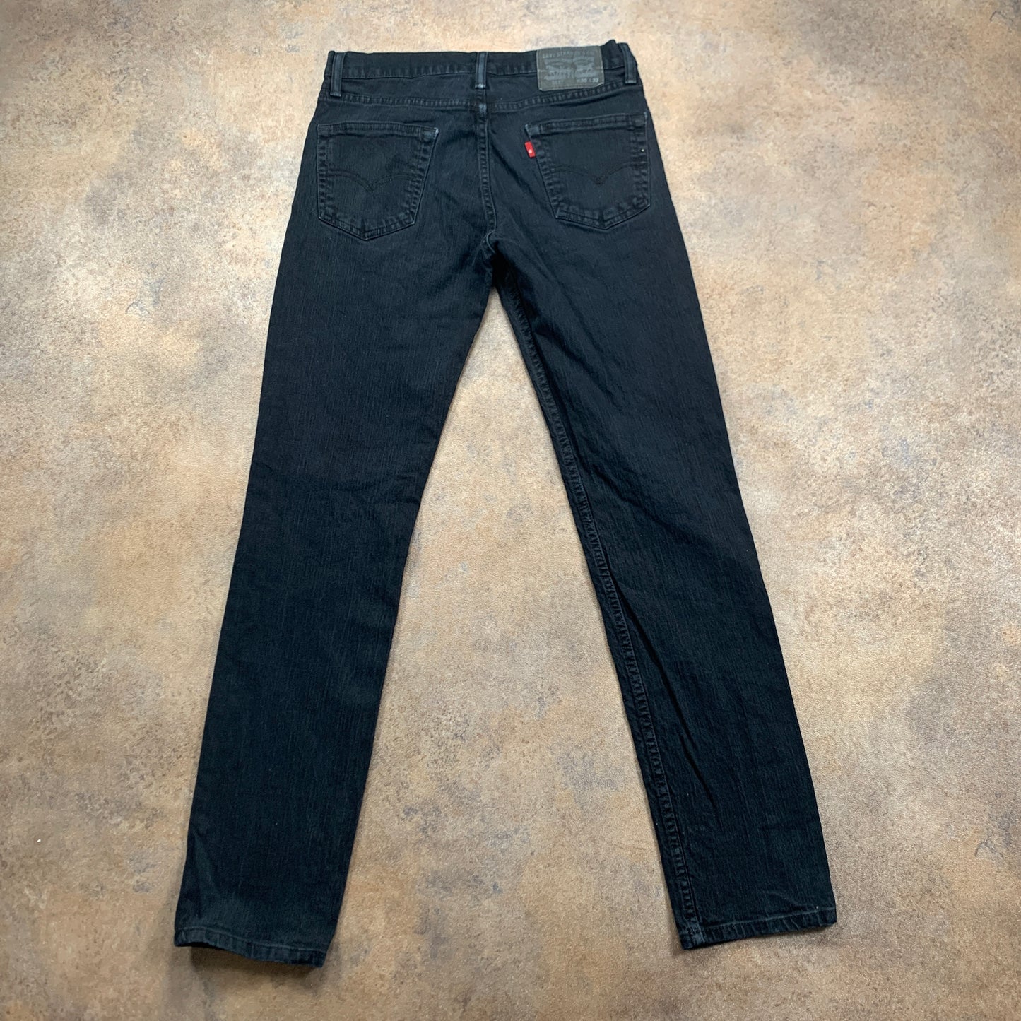 LEVI'S 511 Jeans W30 L32 Mens Slim Fit Black