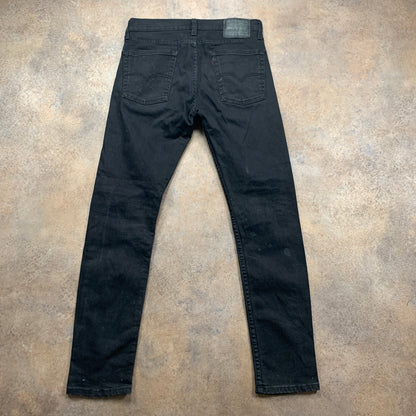 LEVI'S 510 Jeans W30 L30 Mens Skinny Fit Black