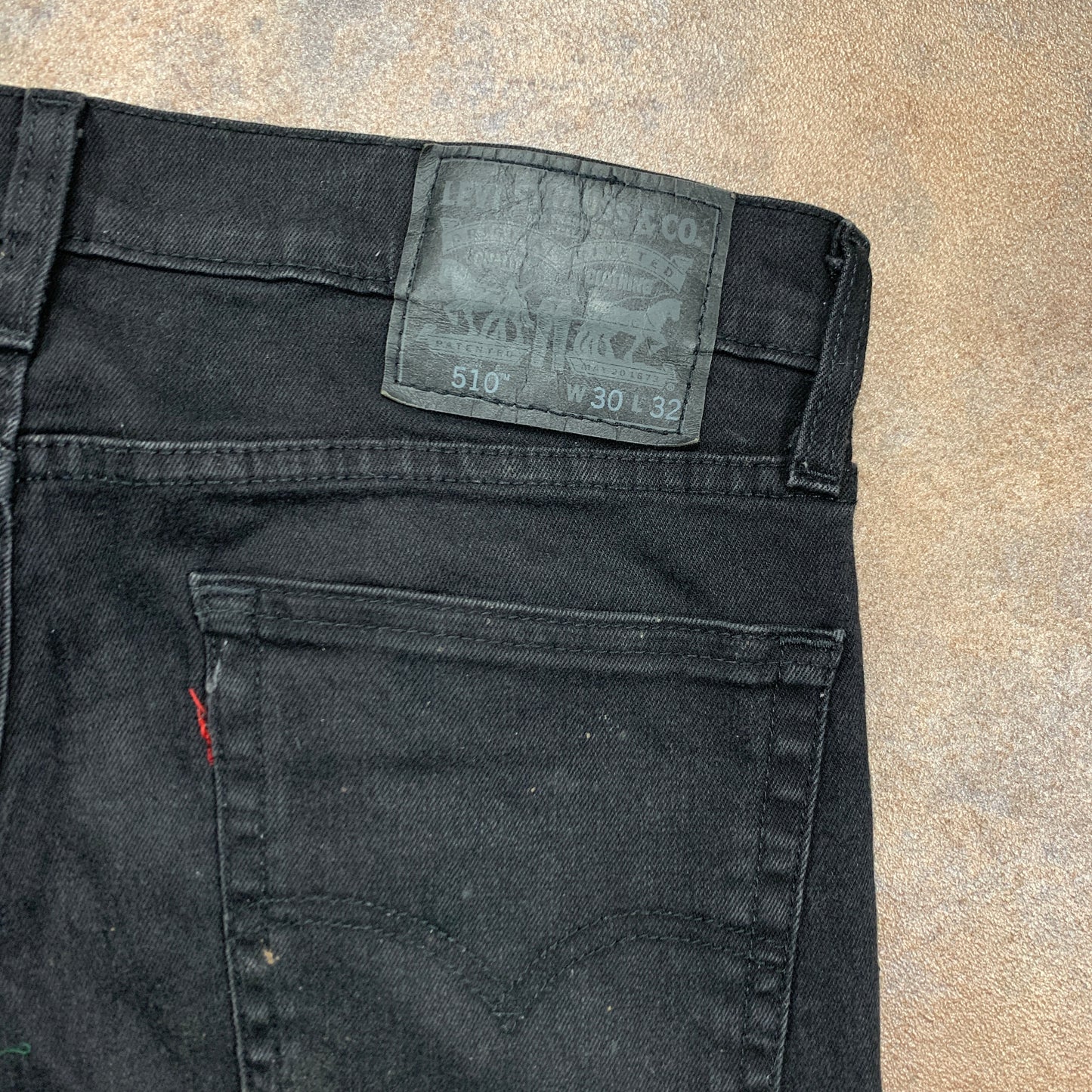 LEVI'S 510 Jeans W30 L30 Mens Skinny Fit Black