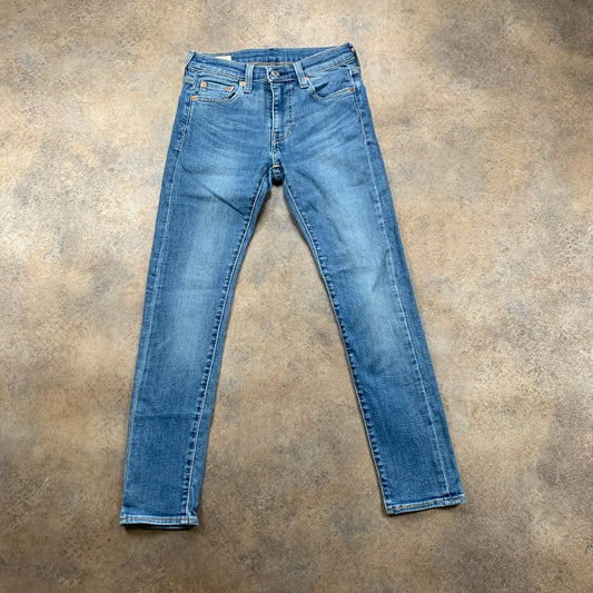 LEVI'S 519 Jeans W27 L28 Mens Skinny Fit Blue