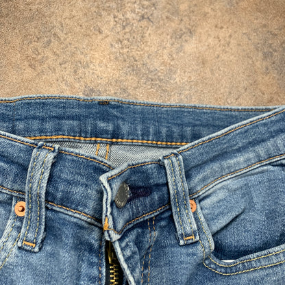 LEVI'S 519 Jeans W27 L28 Mens Skinny Fit Blue