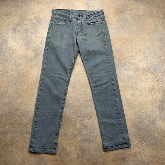 LEVI'S 511 Jeans W29 L29 Mens Slim Fit Grey