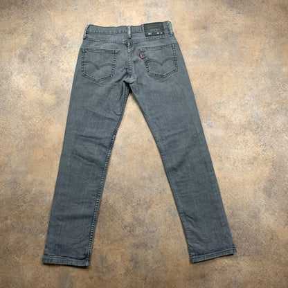 LEVI'S 511 Jeans W29 L29 Mens Slim Fit Grey