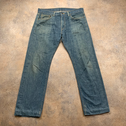 LEVI'S Jeans W34 L30 Mens Regular Fit Straight Blue