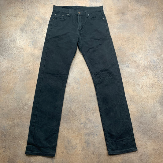 LEVI'S 513 Jeans W29 L32 Mens Slim Fit Black