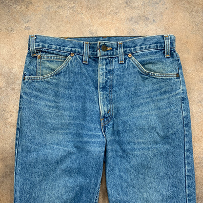 Vintage 1970s LEVI'S 620 Jeans W34 L30 Mens Regular Fit Straight Blue