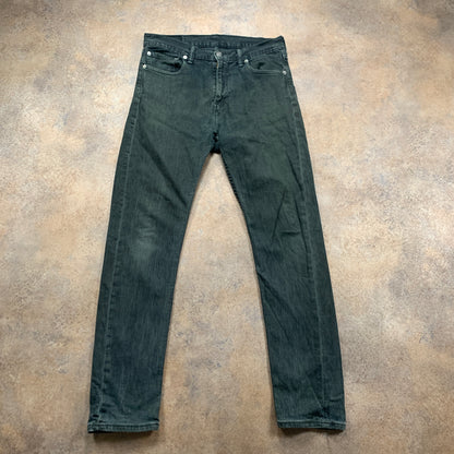 LEVI'S Jeans W32 L31 Mens Slim Fit Green
