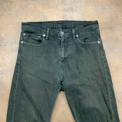 LEVI'S Jeans W32 L31 Mens Slim Fit Green