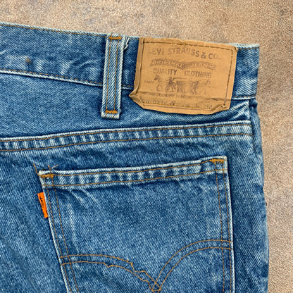 Vintage 1970s LEVI'S 620 Jeans W34 L30 Mens Regular Fit Straight Blue