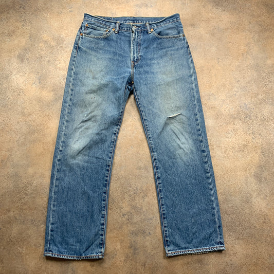 LEVI'S 751 Jeans W34 L30 Mens Regular Fit Straight Blue