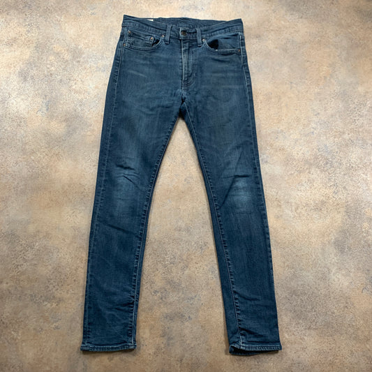 LEVI'S 519 Jeans W32 L30 Mens Skinny Fit Blue
