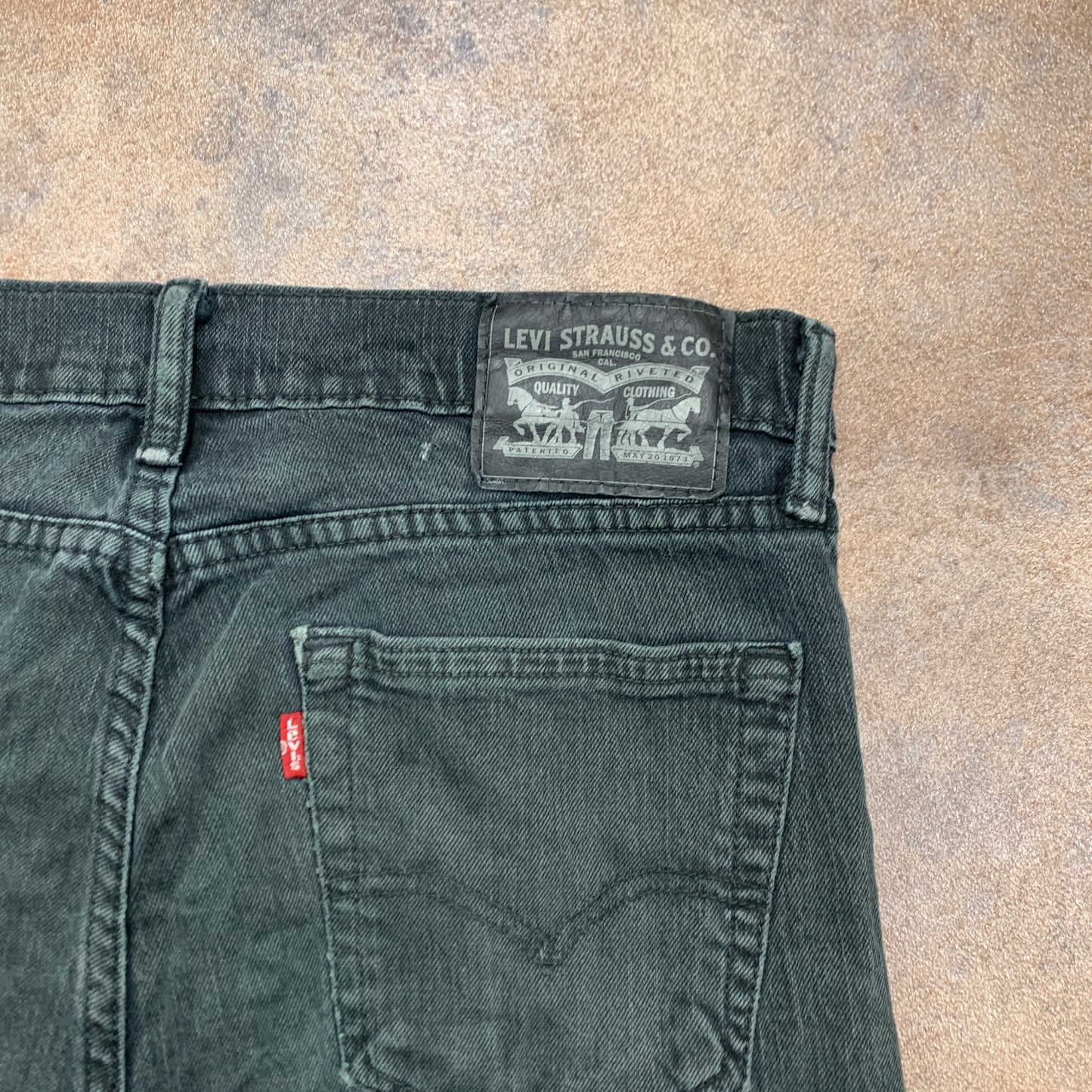 LEVI'S Jeans W32 L31 Mens Slim Fit Green