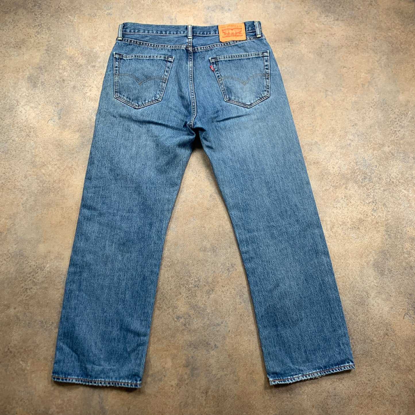 LEVI'S 751 Jeans W34 L30 Mens Regular Fit Straight Blue