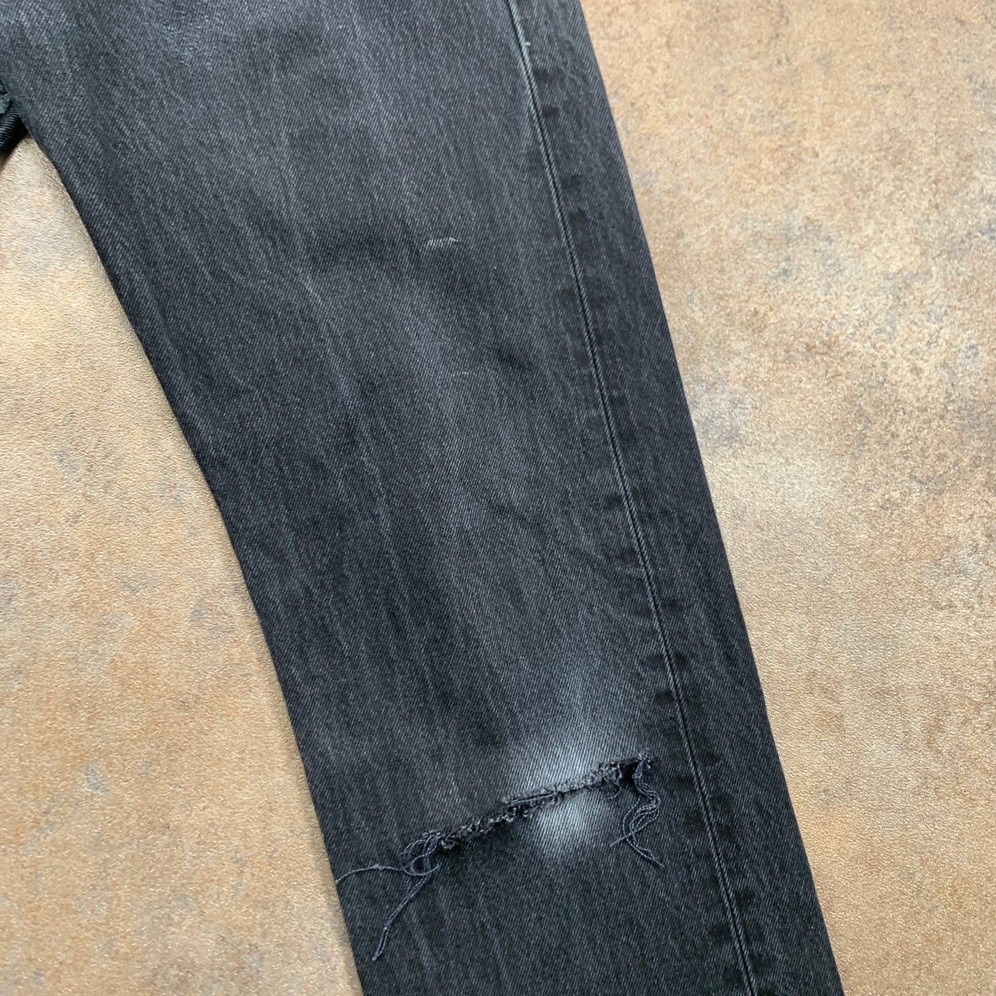 LEVI'S 501 Jeans W32 L34 Mens Regular Fit Straight Grey