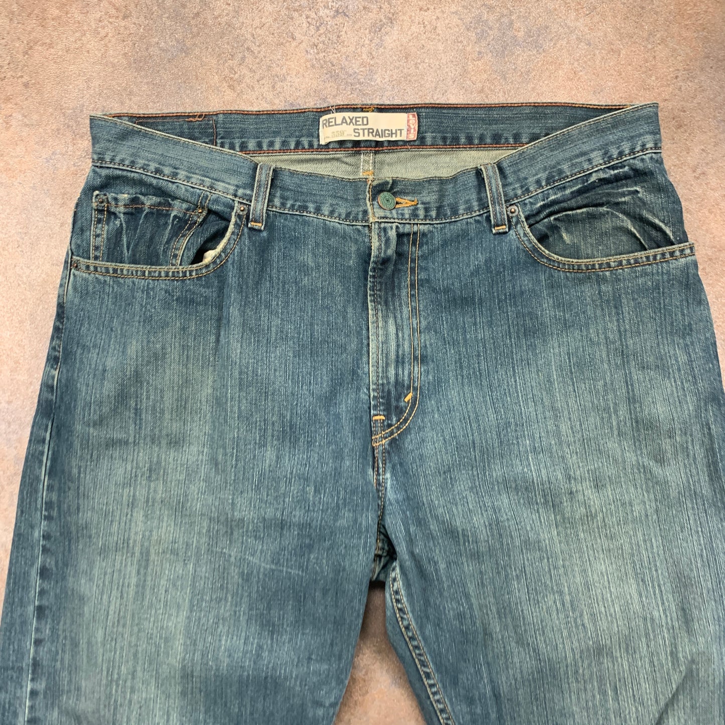 Vintage LEVI'S 559 Jeans W36 L30 Mens Relaxed Fit Straight Blue