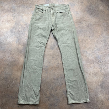 Vintage LEVI'S 514 Jeans W31 L32 Mens Regular Fit Straight Beige