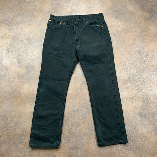 Vintage LEVI'S 581 Jeans W36 L30 Mens Regular Fit Straight Green