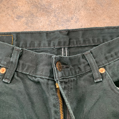 Vintage LEVI'S 581 Jeans W36 L30 Mens Regular Fit Straight Green