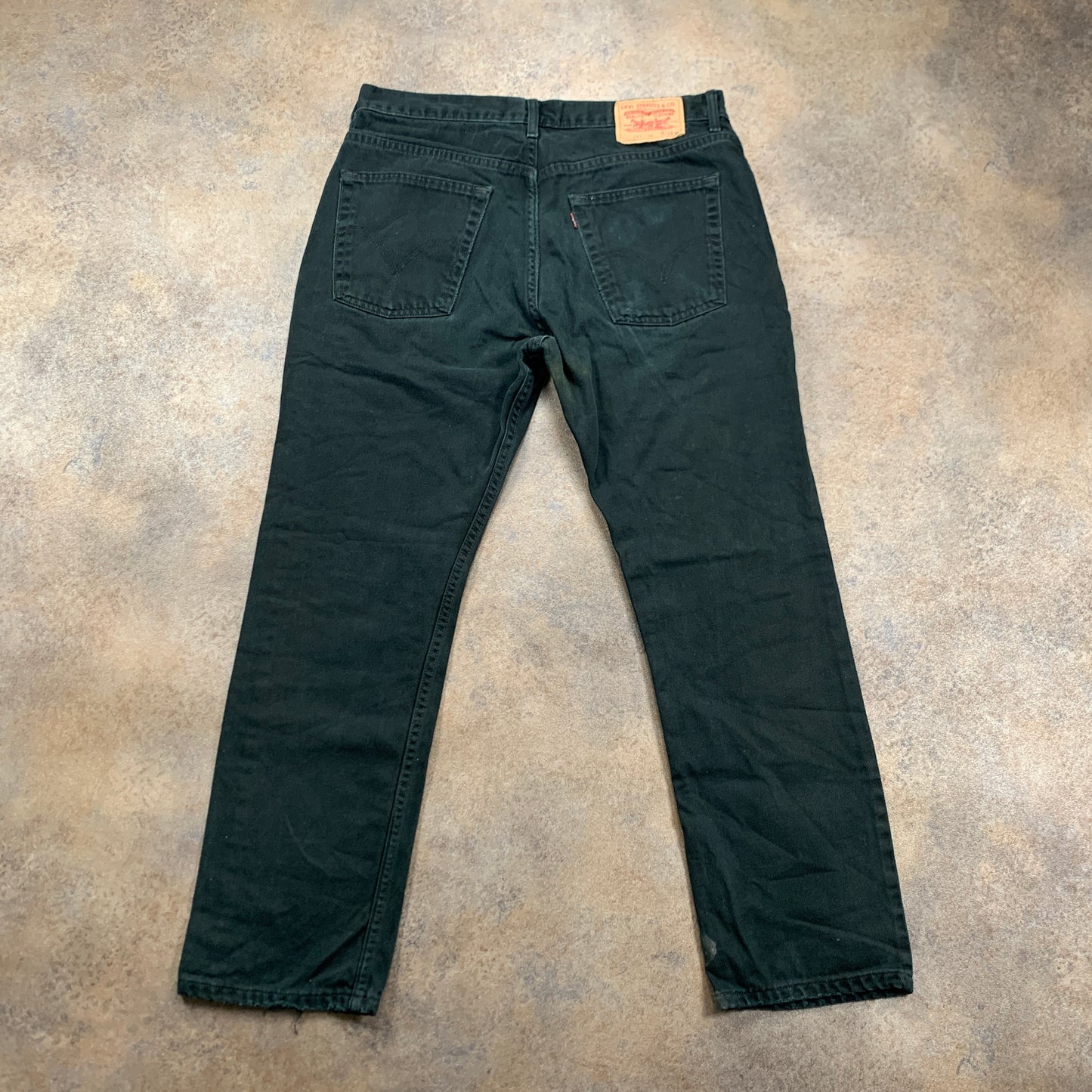Vintage LEVI'S 581 Jeans W36 L30 Mens Regular Fit Straight Green