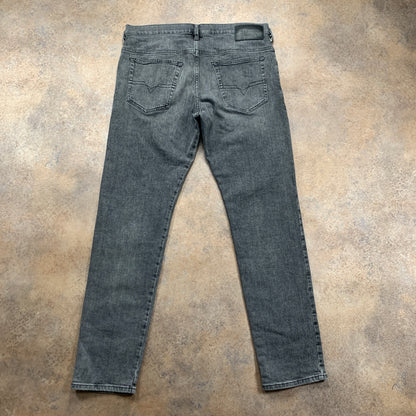 Diesel Jeans W34 L31 Mens Slim Fit Straight Grey