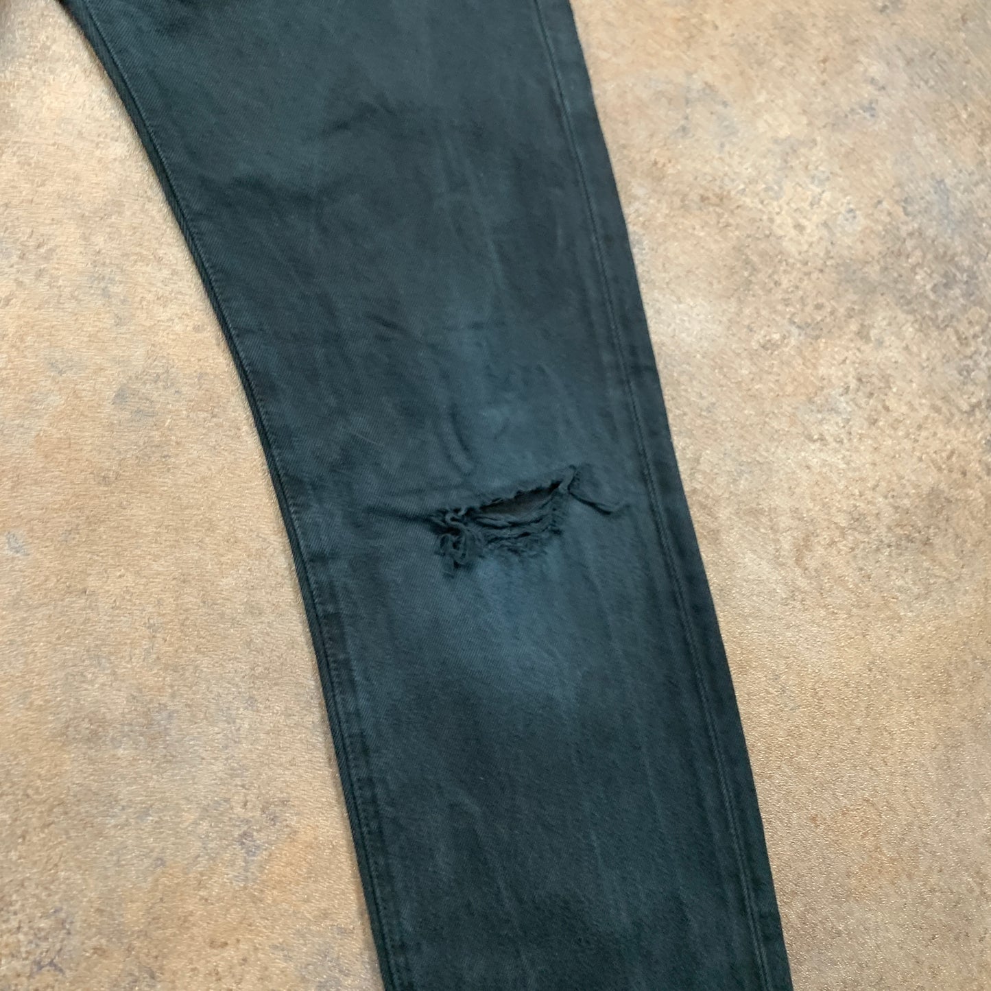 LEVI'S 501 Jeans W28 L32 Mens Regular Fit Straight Black