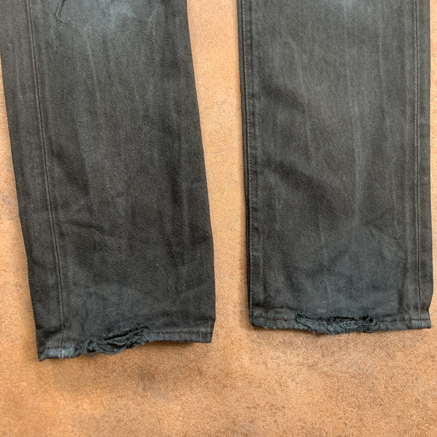 LEVI'S 501 Jeans W28 L32 Mens Regular Fit Straight Black