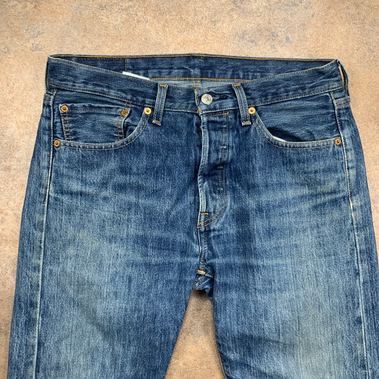 LEVI'S 501 Jeans W31 L30 Mens Regular Fit Straight Blue