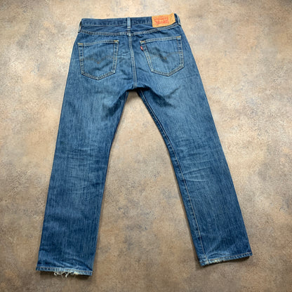 LEVI'S 501 Jeans W31 L30 Mens Regular Fit Straight Blue