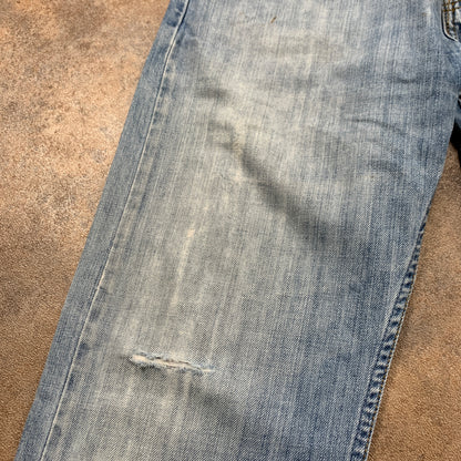LEVI'S 210 Jeans W32 L32 Mens Relaxed Fit Straight Blue
