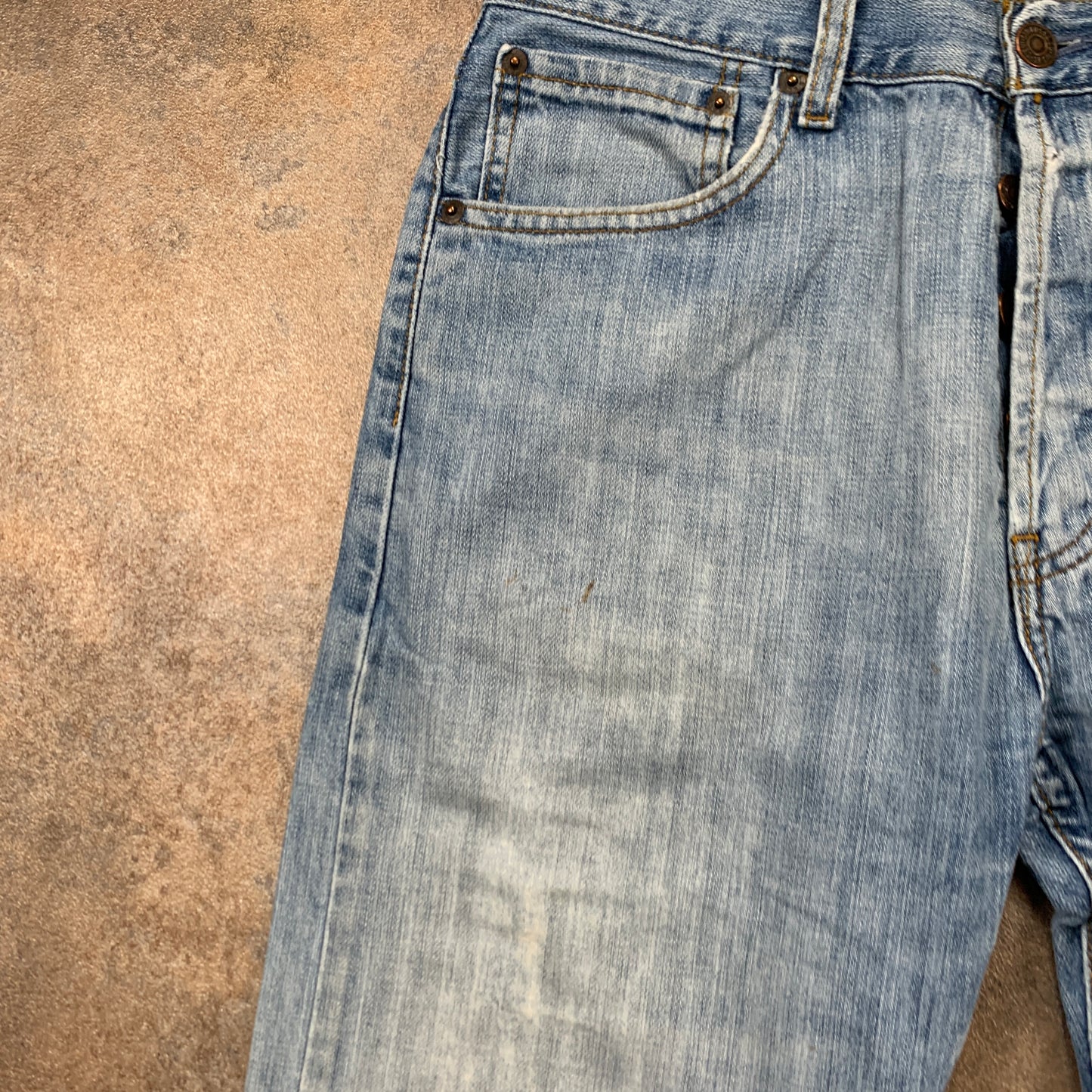 LEVI'S 210 Jeans W32 L32 Mens Relaxed Fit Straight Blue