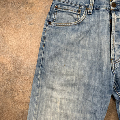 LEVI'S 210 Jeans W32 L32 Mens Relaxed Fit Straight Blue