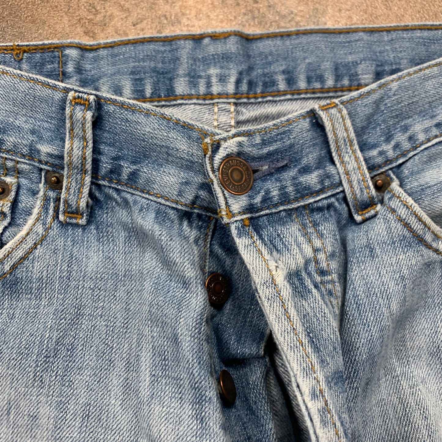 LEVI'S 210 Jeans W32 L32 Mens Relaxed Fit Straight Blue
