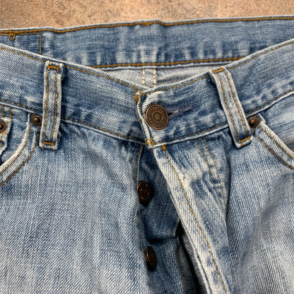 LEVI'S 210 Jeans W32 L32 Mens Relaxed Fit Straight Blue