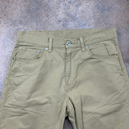 LEVI'S 751 Jeans W32 L30 Mens Regular Fit Straight Beige
