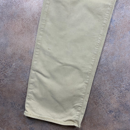 LEVI'S 751 Jeans W32 L30 Mens Regular Fit Straight Beige