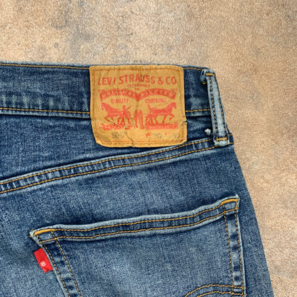 LEVI'S 505 Jeans W30 L30 Mens Regular Fit Straight Blue