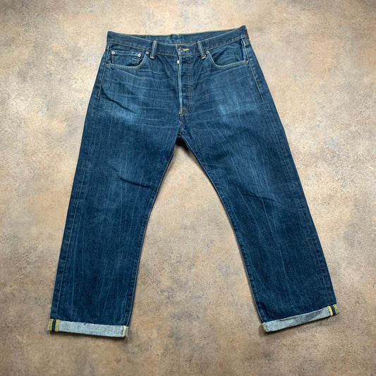 LEVI'S 501 Jeans W36 L24 Mens Regular Fit Straight Blue