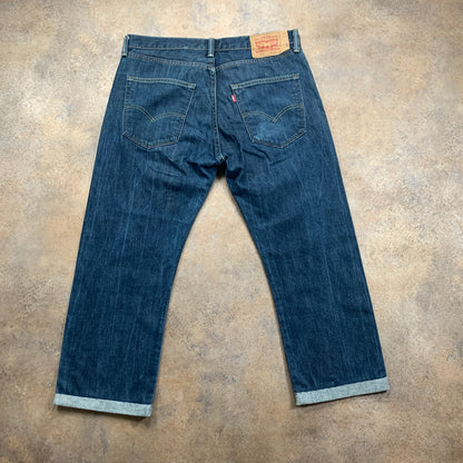 LEVI'S 501 Jeans W36 L24 Mens Regular Fit Straight Blue