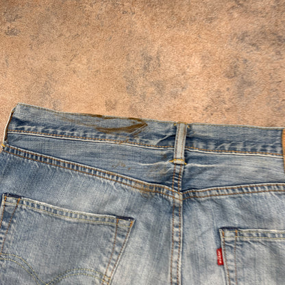 LEVI'S 501 Jeans W34 L30 Mens Regular Fit Straight Blue