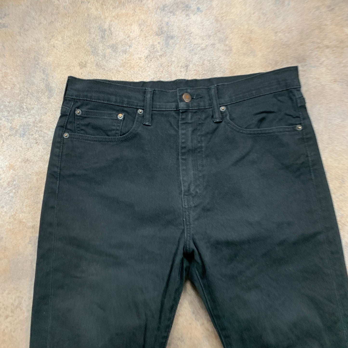 LEVI'S Jeans W32 L30 Mens Slim Fit Black