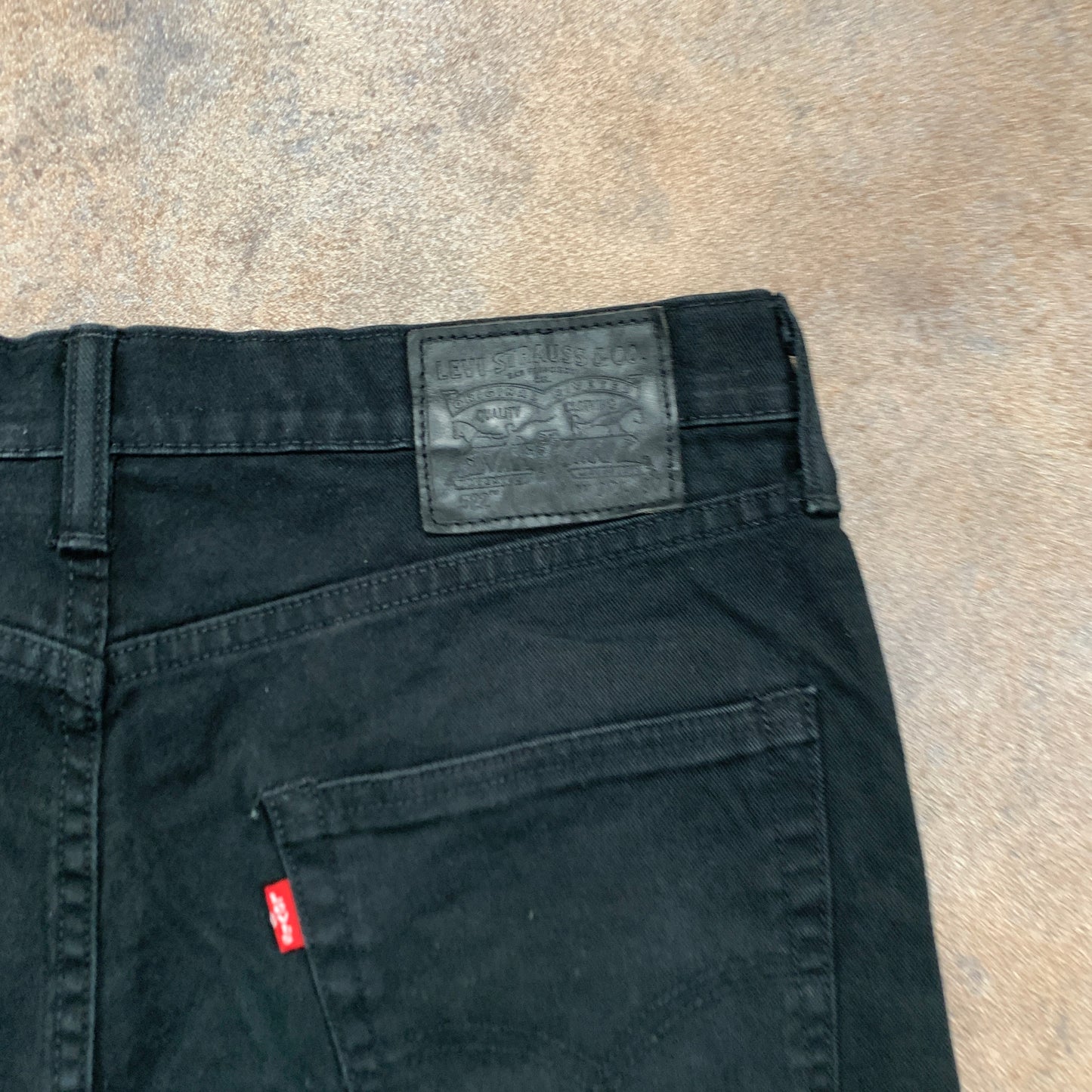 LEVI'S Jeans W32 L30 Mens Slim Fit Black