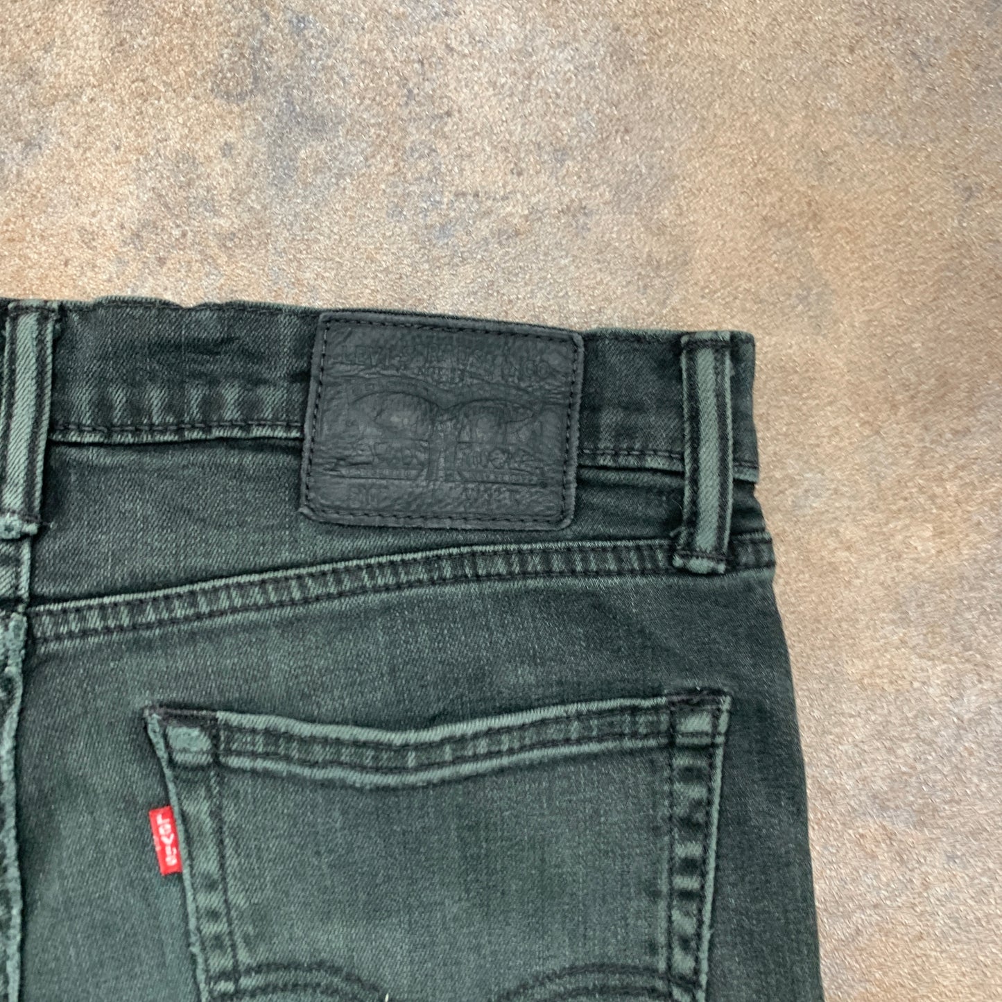 LEVI'S 510 Jeans W32 L30 Mens Skinny Fit Green