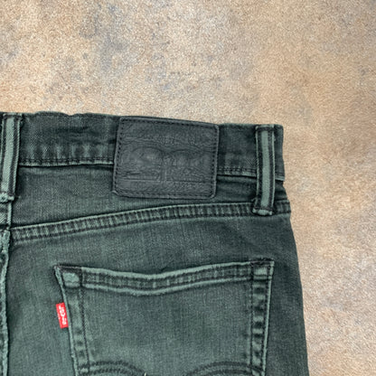 LEVI'S 510 Jeans W32 L30 Mens Skinny Fit Green
