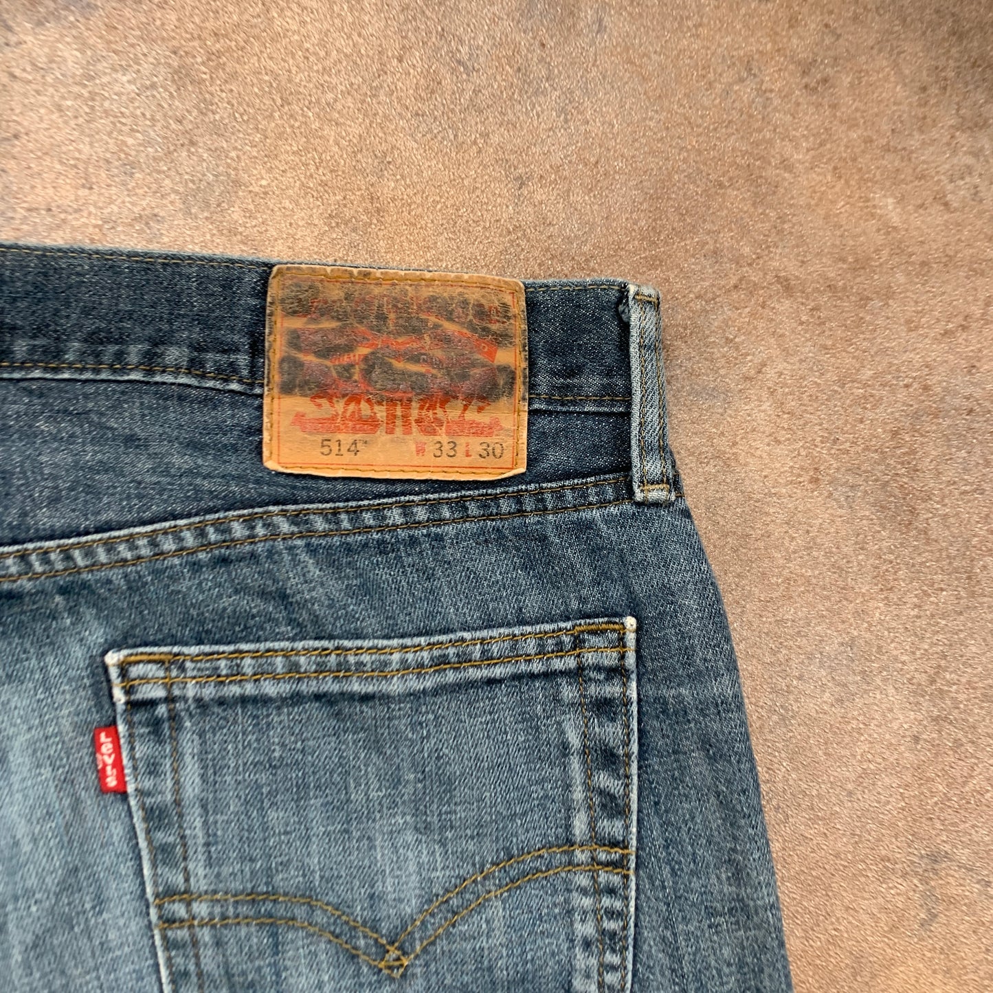 LEVI'S 514 Jeans W33 L30 Mens Regular Fit Straight Blue