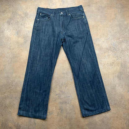 LEVI'S 506 Jeans W34 L28 Mens Regular Fit Straight Blue