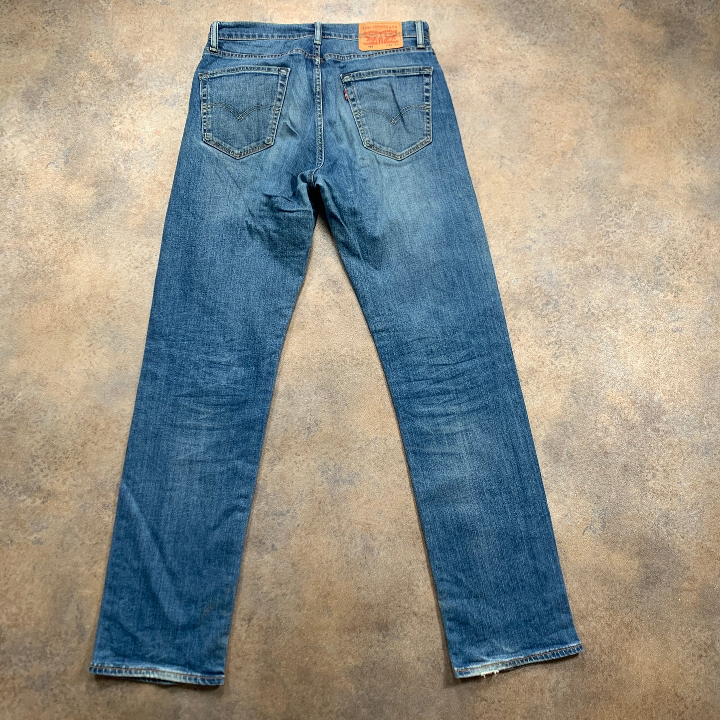 LEVI'S 751 Jeans W32 L34 Mens Regular Fit Straight Blue