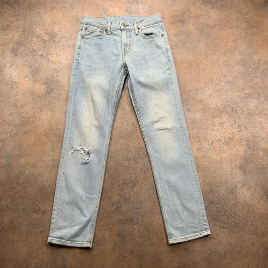LEVI'S 511 Jeans W29 L30 Mens Slim Fit Blue