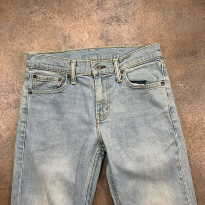 LEVI'S 511 Jeans W29 L30 Mens Slim Fit Blue