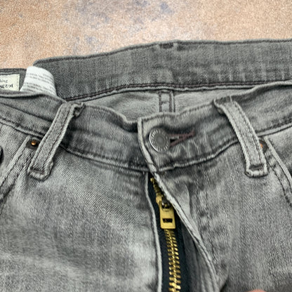 LEVI'S 511 Jeans W32 L31 Mens Slim Fit Grey