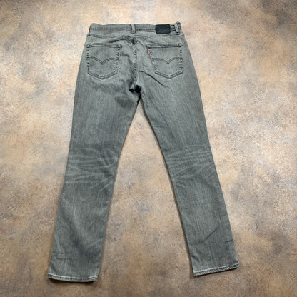 LEVI'S 511 Jeans W32 L31 Mens Slim Fit Grey